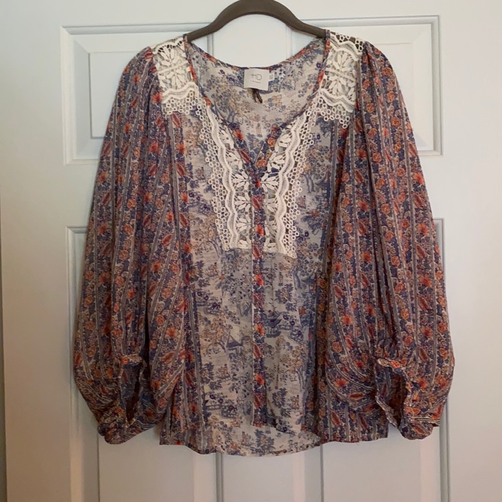 Sheer Boho Top